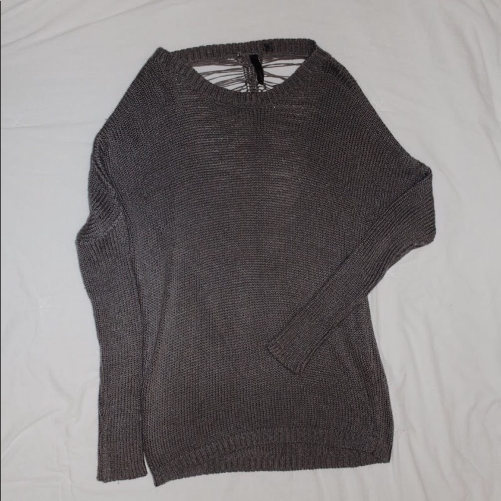 ♡ elan grey sweater ♡